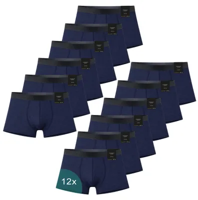 Produktbild von Vincenzo Rosso 12er Pack Boxershorts - Hipster L marineblau
