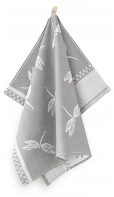 Produktbild von Küchentuch - Geschirrtücher - 100% Baumwolle - 240 g/m2 - 50x70 cm - Hochwertige Geschirrhandtücher - Grau - LIBELLEN