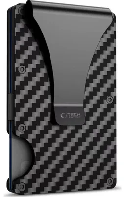 Produktbild von Kartenhalter mit RFID-Schutz, Tech-Protect Thorn, Carbon Schwarz