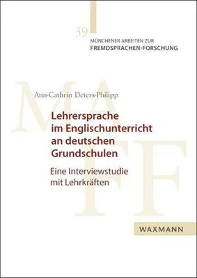 Produktbild von Lehrersprache im Englischunterricht an deutschen Grundschulen