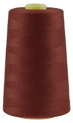 4572m Overlockgarn Nähgarn Polyester Overlock Garn, rotbraun