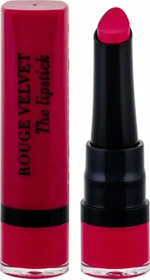 Zdjęcie produktu dla Bourjois Rouge velvet lipstick, Czerwony, Fuchsia Botté, 1 kol., Nawilżający, Unisex, Matowy