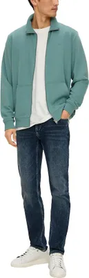 Produktbild von S. Oliver Sweatshirt Jacke BLUE GREEN S