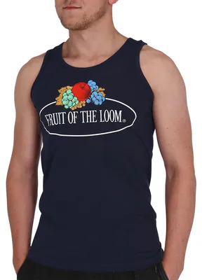 Produktbild von Fruit of the Loom ärmelloses T-Shirt mit Vintage-Logo