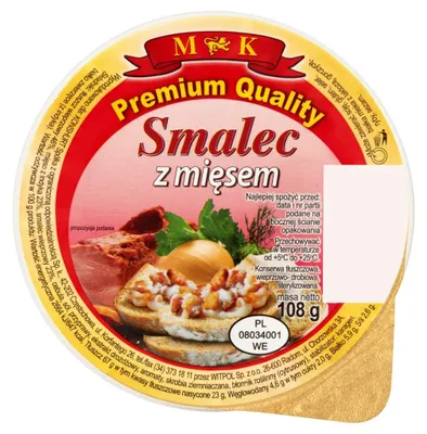 Obrázok produktu pre MK Smalec z mięsem 108 g