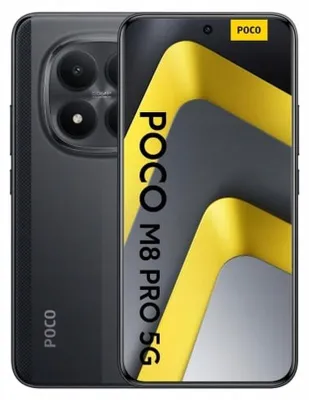 Zdjęcie produktu dla POCO M8 Pro 5G, 17,4 cm (6.83"), 2772 x 1280 px, 8 GB, 256 GB, 50 MP, Czarny