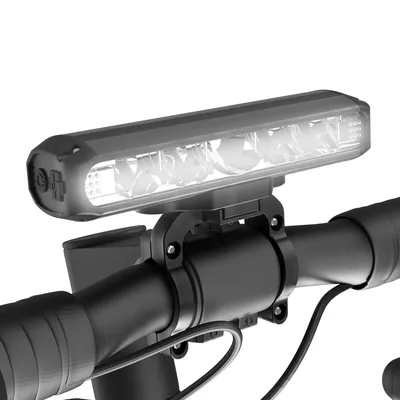 Produktbild von Fahrradlicht Vorne 2600 Lumens USB C Ladeanschluss 5 LEDs 8000mah 4-Lichtmodi Einfache Installation Beste Aluminium Fahrradlampe Vorne