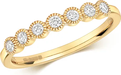 Produktbild von Funkelndes Feuer 9 Karat (375) Gold Damen - Diamant Ring Brillant-Schliff 0.21 Karat GH - SI3-I1, 50 (15.9); TRS34772RSK