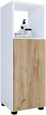 Produktbild von Badmöbel Midischrank Badschrank Flandu