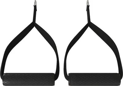 Produktbild von ATLETICA Einhandgriffe | Nylon | Paar | Universeller Kabelzug-Griff | Leichte Ausführung | Hochwertiges und belastbares Nylon | PVC-Griffstück mit Struktur