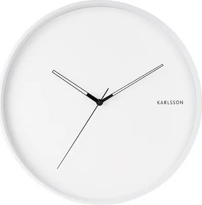 Produktbild von Karlsson Wanduhr Hue - Metall Weiß - Ø40cm