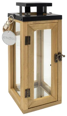 Produktbild von Dekovita, Laterne Holz Natur