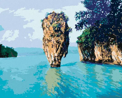 Produktbild von Zuty - Malen nach Zahlen - KLEINE WALSteckanschlussL AUF DEM MEER, 40x50 cm, ohne Keilrahmen