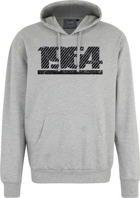 Produktbild von Übergrößen Kapuzen-Sweatshirt AHORN SPORTS Graphic Number schwarz Graumel. 8XL