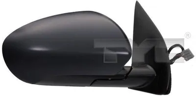 Produktbild von TYC 324-0029 Außenspiegel Seitenspiegel Rechts für NISSAN Qashqai / Qashqai +2 I (J10, NJ10) Konvex Beheizt Grundiert