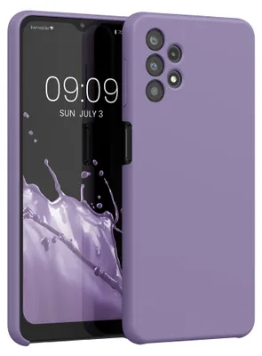 Produktbild von kwmobile Handyhülle für Samsung Galaxy A32 5G Hülle - Case Silikon - Kabelloses Laden - Schutzhülle Cover in Veilchen Lila