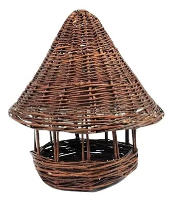 Produktbild von Vogelfutterhaus aus Weidengeflecht Pm-022