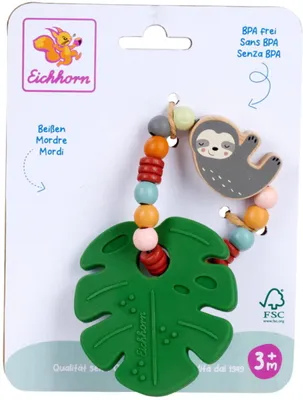 Produktbild von Eichhorn Babywelt Baby Greifling mit Beißplatte 100007852