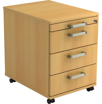 Image de Caisson à roulettes AC30 CE, profondeur 60 cm, 42,8 x 58 x 59 cm, 1/3/3/3 U