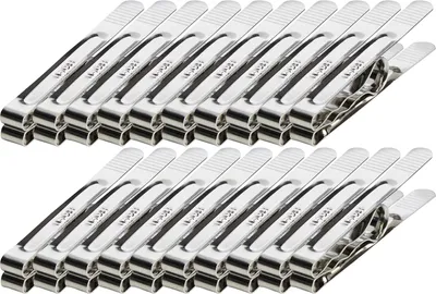 Produktbild von ohne Marke Wäscheklammern 20er-Pack silber OneSize