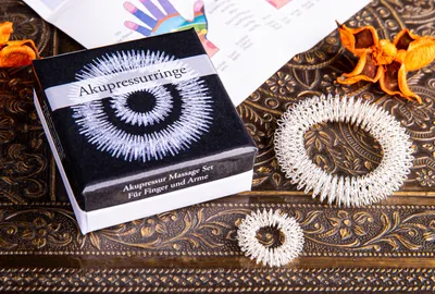 Produktbild von Berk Akupressur Ringe | Massage Set | für Finger und Arme