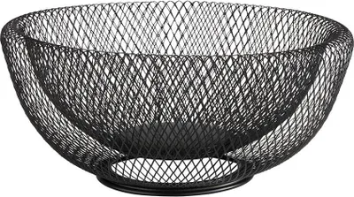 Produktbild von APS 30206 Brot- und Obstkorb WIRE, Metall,Ø 31 cm, Höhe 14 cm, schwarz