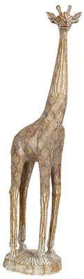 Giraffenfigur aus Kunstharz, mehrfarbig, 1 Stück