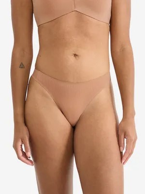 Productafbeelding van sloggi dames string, blauw, ZERO Feel Pure, nostalgischbruin - maat L