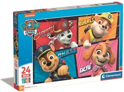 Produktbild von Puzzle, Clementoni Pat' Patrouille, 24 Maxi Teile, Lernspiel