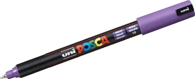 Produktbild von POSCA - POSCA PC1MR EF Purple | 1 Stück | 6 Stück