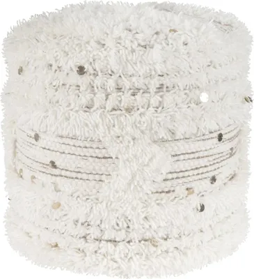 Produktbild von Pouf Bohist 400 Creme / Khaki 35cm x 35cm