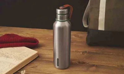 Produktbild von Thermoflasche 750 ml, türkis / Schwarz+Blum