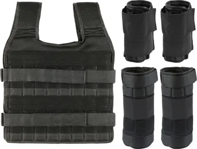 Produktbild von Maximale Belastung 35 kg Einstellbares Gewicht der Weste š¹bungsgewicht Belastung Krafttraining des Stoffes mit 6 kg Beingewicht 5 kg Armgewicht (leer)