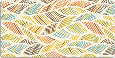 Produktbild von Schreibtischmatte Tischunterlage 120x60 cm Mauspad - Abstrakte Wellen