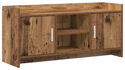 Immagine prodotto di Mobile TV, dimensioni 102 x 33 x 47 cm, realizzato in legno effetto invecchiato