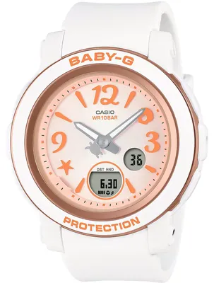 Produktbild von CASIO Baby-G Damenuhr, weiß, Casio-BGA-290US-4AER