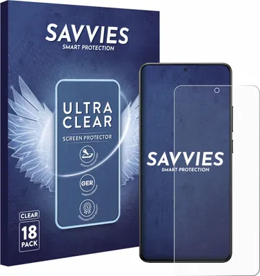 Produktbild von 18x Für Xiaomi Poco X7 Pro Schutzfolie Savvies Displayschutz Display Schutz Folie Klar Transparent