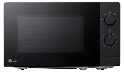 Produktbild von LG MS2082F, Arbeitsplatte, Solo-Mikrowelle, 20 l, 700 W, Drehregler, Schwarz