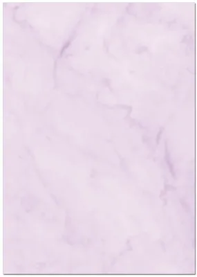 Produktbild von Gastronomie Papier (Violett-Marmor, A4, 100 Blatt) für Speisekarten. Einseitig bedrucktes Briefpapier, für alle Drucker/Kopierer geeignet