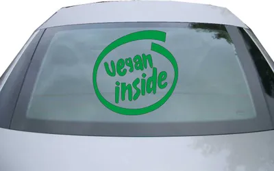 Produktbild von Indigos UG - Aufkleber Heckscheibe & Motorklappe DE2242 - grün - 600x599 mm - Wintergerät - Auto Scheiben Fenster Heckklappe Tuning Racing JDM - Die cut