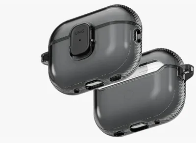 Immagine prodotto di Custodia Uniq Glase Pro per AirPods Pro 3 Lock Case - Trasparente nera