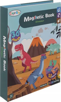 Obrázek produktu pro Kruzzel 24730 Magnetická kniha dinosaurus 36 dílů