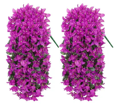 Immagine prodotto di Omgoods - Set di 2 piante rampicanti artificiali Bougainvillea