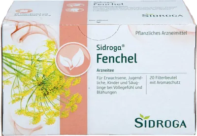 Image de Sidroga Fenouil thé médicinal, 20 p. Sachets filtres