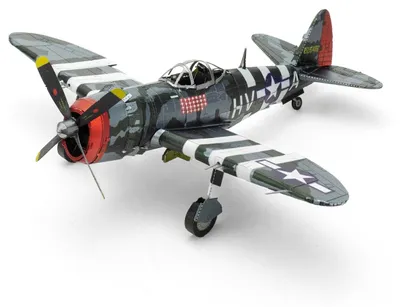 Image de Énigme 3D METAL EARTH P-47 Thunderbolt