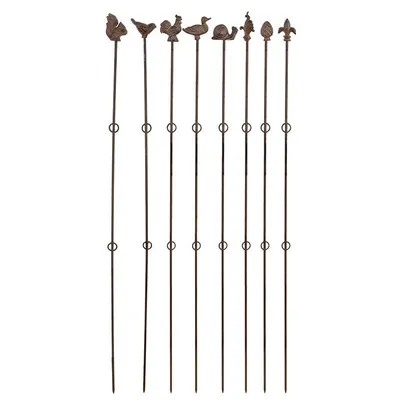 Immagine prodotto di Esschert Design - Pali per piante in ghisa da 125 cm, dritti, assortiti