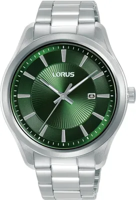Image de Montre homme Lorus RH929RX9 verte argentée