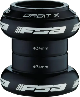 Produktbild von FSA Steuersatz Orbit X 1" 1" Schwarz - präziser Ahead-Steuersatz für 1 Zoll S....