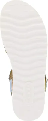 Produktbild von Remonte Damen Sandale aus Kunstleder und Textil mit Komfort und Stil D0Q55, Größe:39 EU, Farbe:Blau