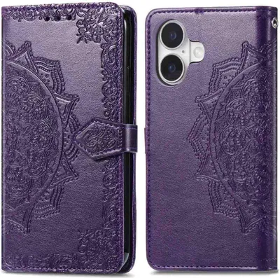 Zdjęcie produktu dla imoshion Mandala Bookcase dla Apple iPhone 17 - fioletowy
